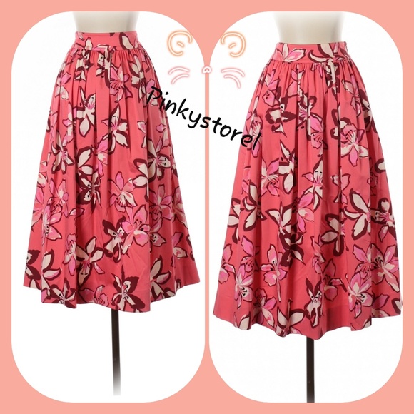 kate spade Dresses & Skirts - 🌺NWT Kate Spade Floral Pink Skirt🌺
